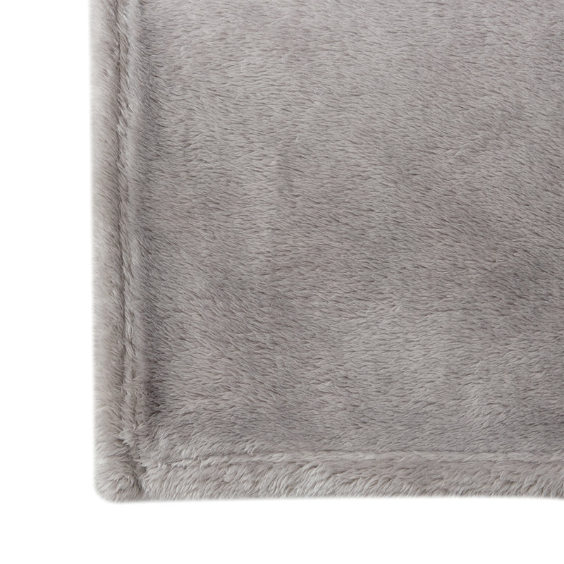 Adrianna Throw Blanket, Grey, 50 x 60