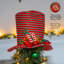 Décoration de Noël en forme de chapeau de bonhomme de neige