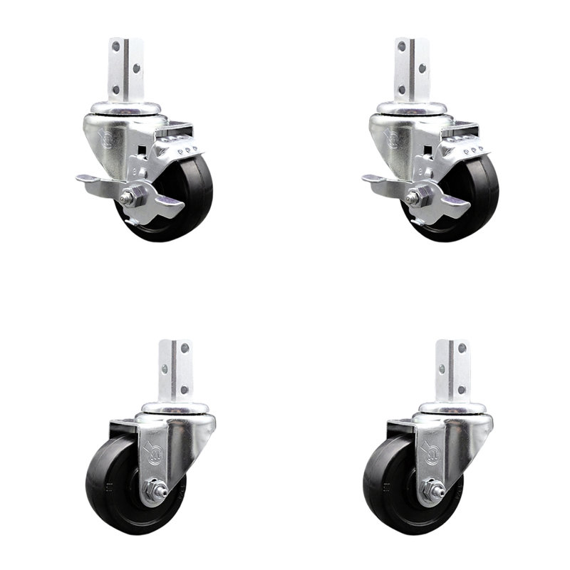 Soft Rubber Casters