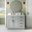 Meuble-lavabo simple en bois massif 42 po Tidworth avec plateau en quartz blanc 1,5 po-1737551894-1737551880-1704940751
