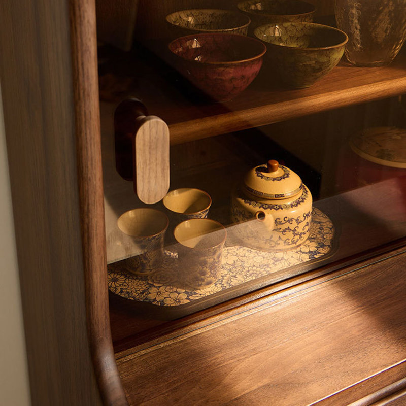 Armoire d'appoint en verre Simple Home