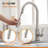 Touch Sensor Kitchen Faucet with Pull Down Sprayer, Single Handle High Arc Touch Activated Pull Out Kitchen Faucets