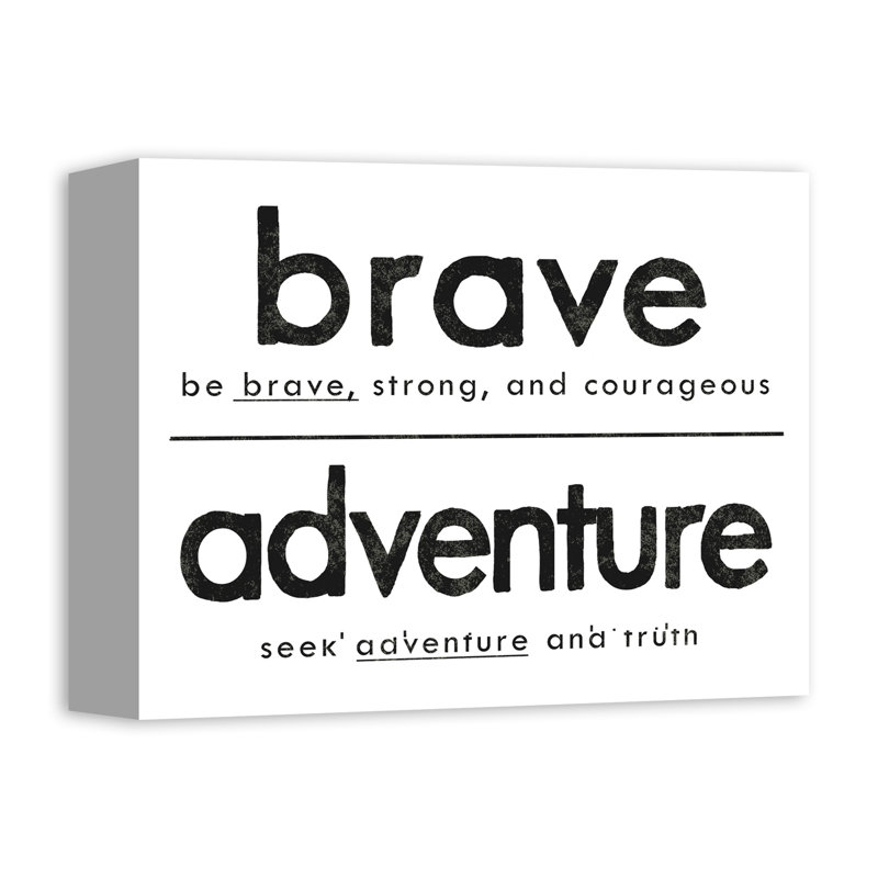 « be seek », art sur toile adventure Madewell, H 8 po x l 10 po x P 1,25 po, Toile tendue