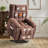 Oversized Power Lift Recliner Chair, Large Electric Recliner With Massage,, Side Pockets-1728827994