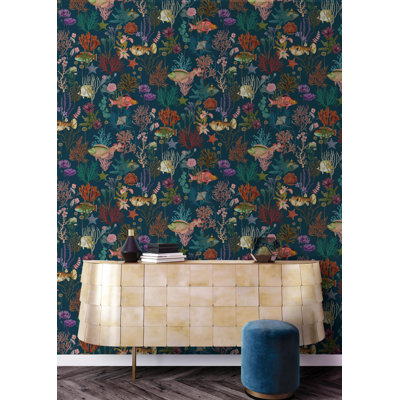 Rouleau de papier peint texturé L 33 pi x l 21 po Botanical