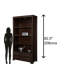 Mocha Executive Center Storage Bookcase