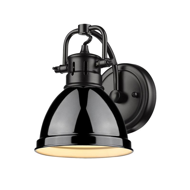 Dimmable Vanity Light, Matte Black, Black