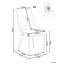 Set of 2 Dining Chairs AVENIR Velvet -515385662