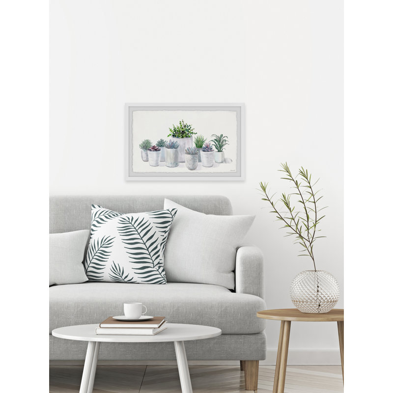 Exotic Succulents 1 Piece Single Picture Frame Painting, 20 cm H  x 30 cm W