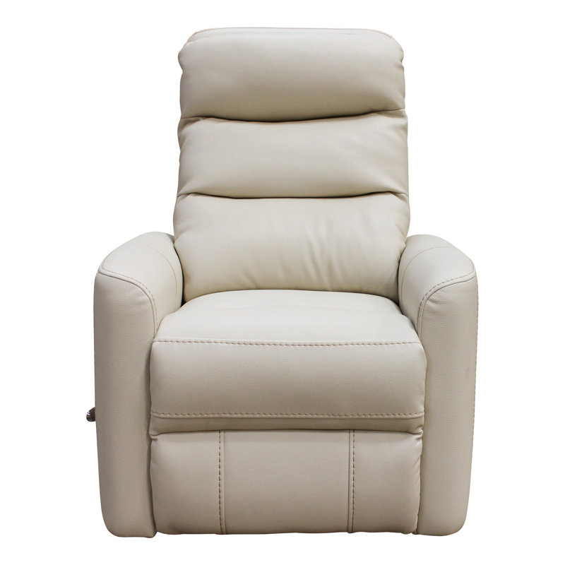 Fauteuil inclinable et pivotant manuel 31 po avec accoudoirs encastrés Casarez, Huître, Manuel