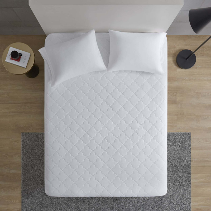 0.8 Inch Cotton Percale Quilted Mattress Pad For Enhanced Comfort And Breathability, Perfect For A Restful Sleep., Queen