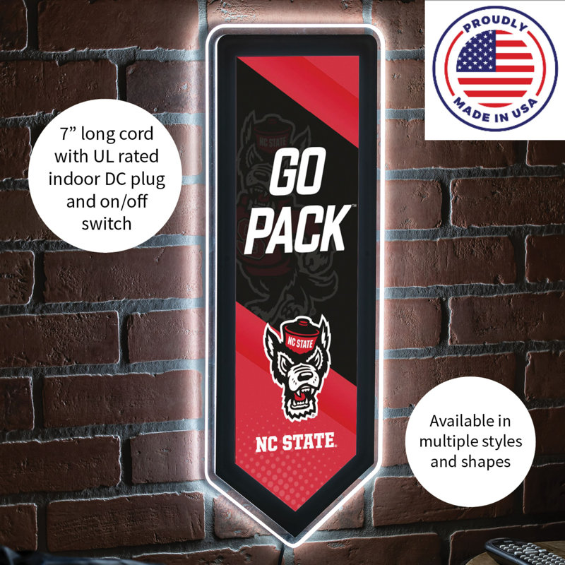 Enseigne murale NCAA Team Pennant, Université North Carolina State