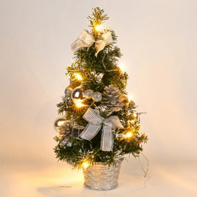 1.31' H Lighted Artificial Christmas Tree