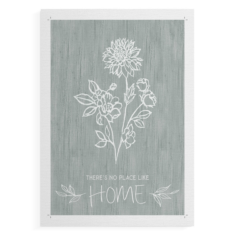 «No Place Like Home S Croquis», impression sur toile seulement - non encadrée, H 36 po x l 24 po