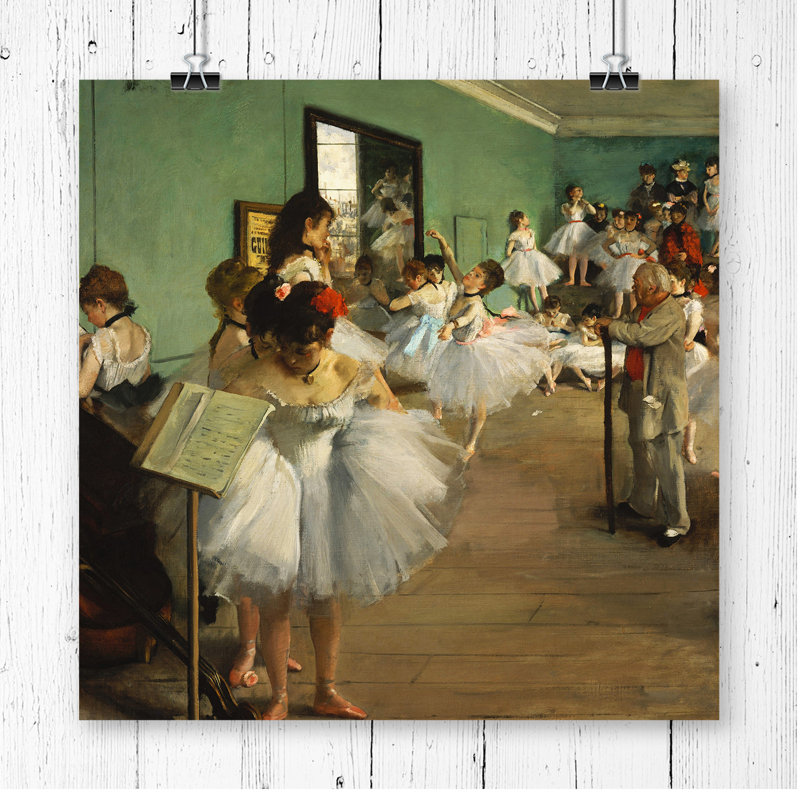 Edgar Degas - No Frame Painting, 30.48 x 30.48cm