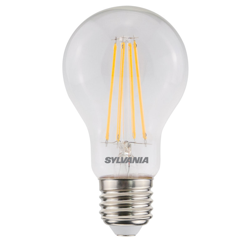 Sylvania ToLEDo RT GLS LED Filament Light Bulb E27 806 Lumens Warm White 2700K - Pack of 4