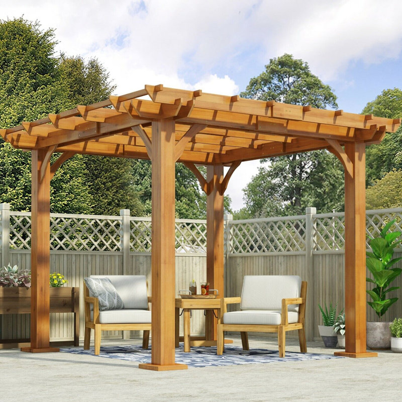 Pergola en bois 10 pi. 