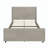 High Headboard Corduroy Upholstered Bed Frame with Vertical Stripe Wingback and High Footboard No Box Spring Needed-2040588226-2040588224