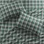 Draps en flanelle de coton doux au toucher velouté, expérience de sommeil confortable dans un style écossais vert