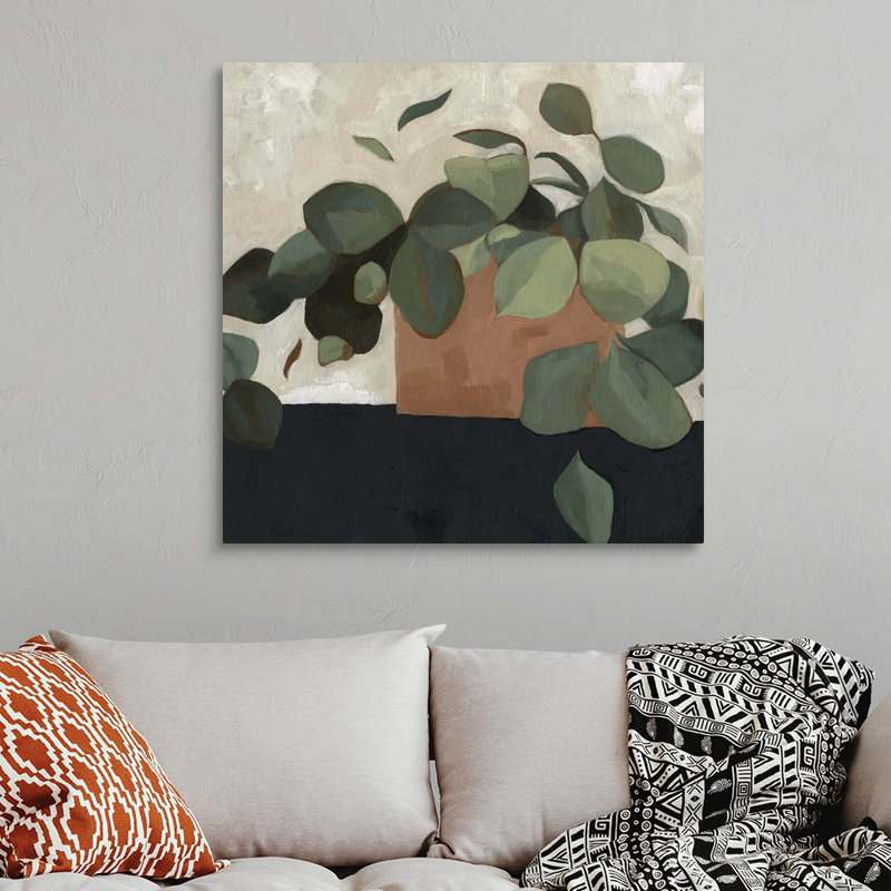 Jade Hoya II, art mural sur toile, Toile tendue, H 36 po x l 36 po