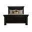 Transitional King Panel Bed