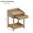 One Drawer Wood Nightstand-1609447809