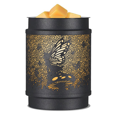Chauffe-cire en métal pour cire parfumée (fée des fleurs)