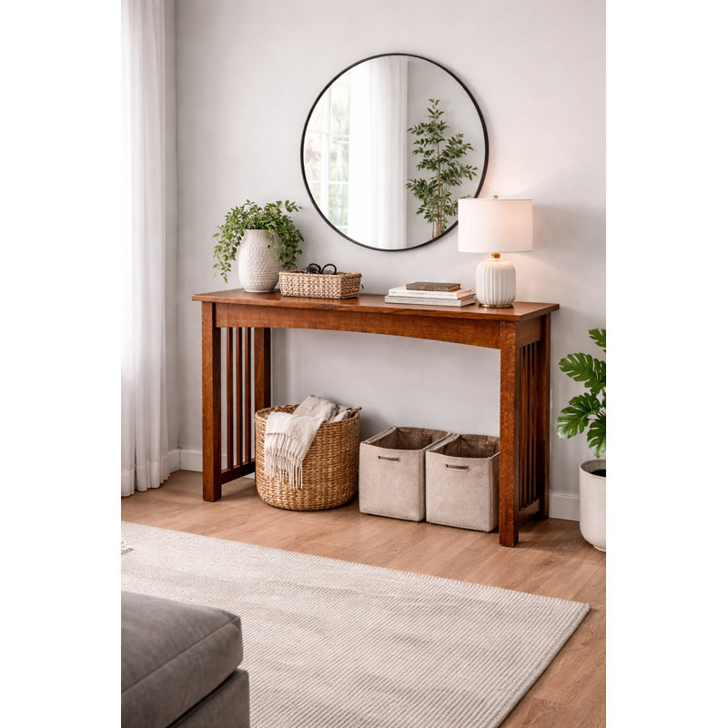 Console en bois massif 56 "Abbot