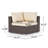Minisci 6 - Person Patio Conversation Set with Cushions-306181174