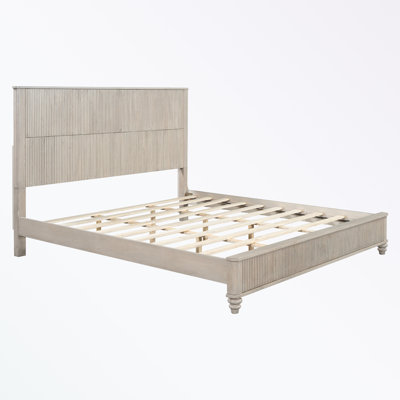King Platform Bed Frame with Headboard
