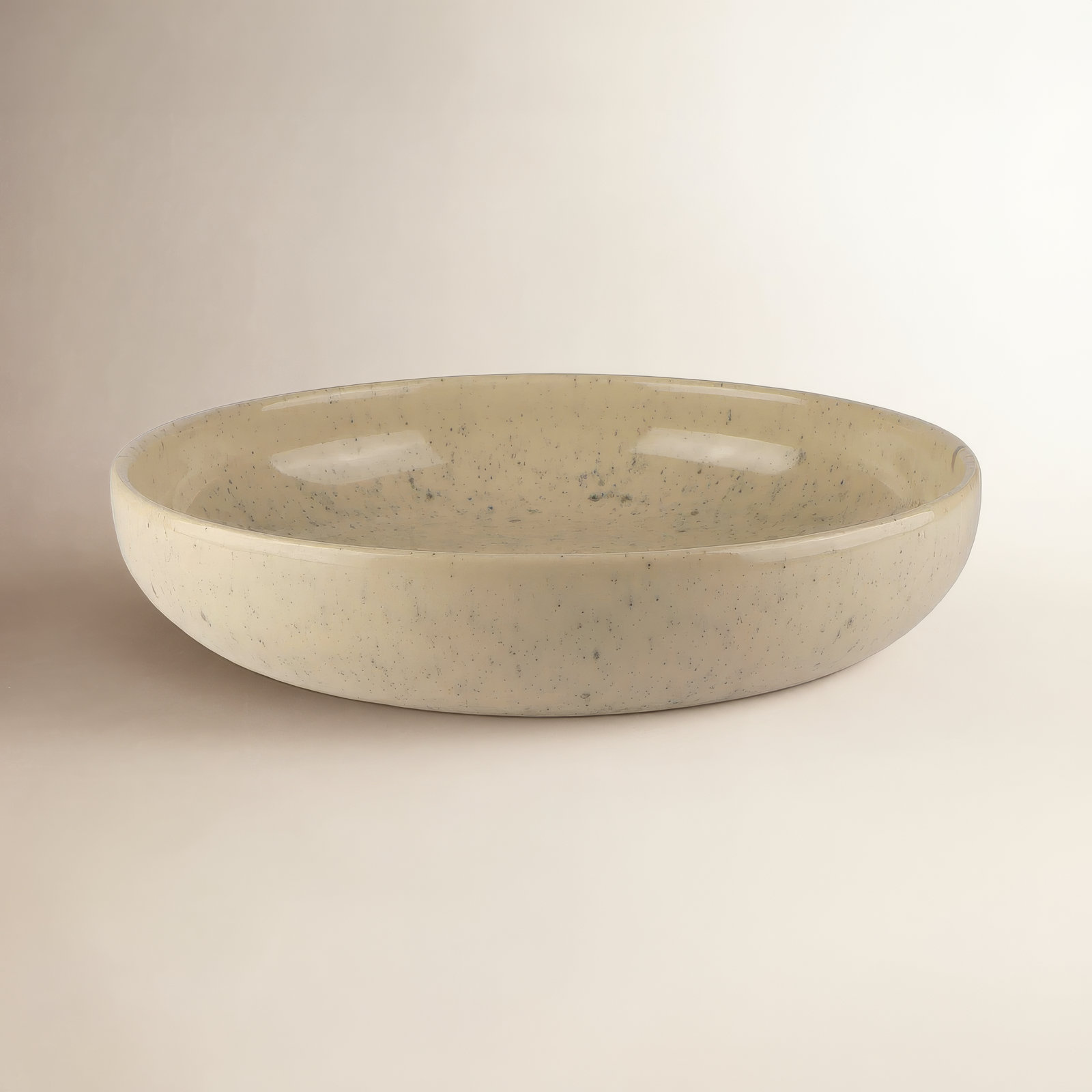 Kisung 40oz. Stoneware Pasta Bowl, Beige