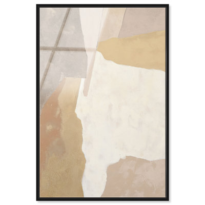 Sunbake Clay II, reproduction d'art encadrée, reproduction d'art encadrée par Art Remedy, cadre noir, 30 x 45