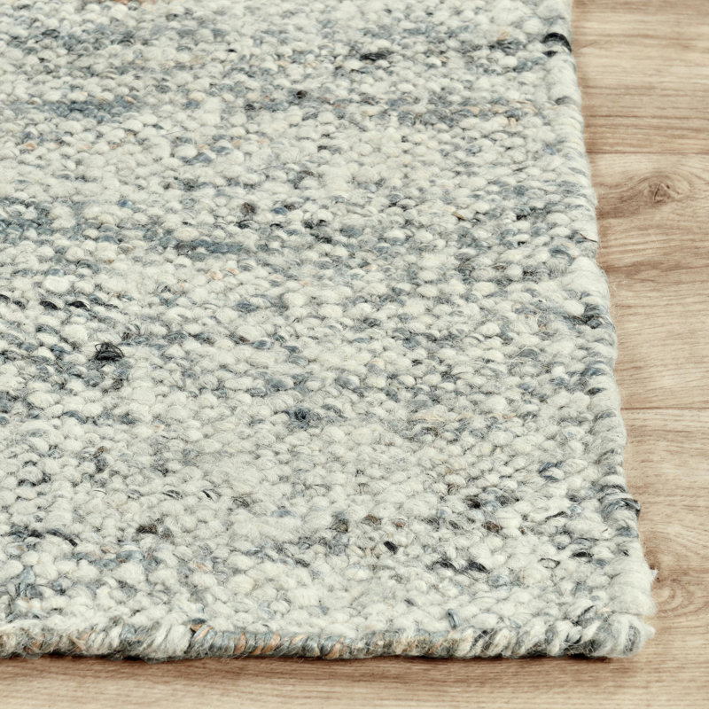 Oscoda Abstract Area Rug in Gray