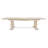 Amlie 39 " Extendable Mango Rectangular Solid Wood Top with Solid Wood Base Dining Table