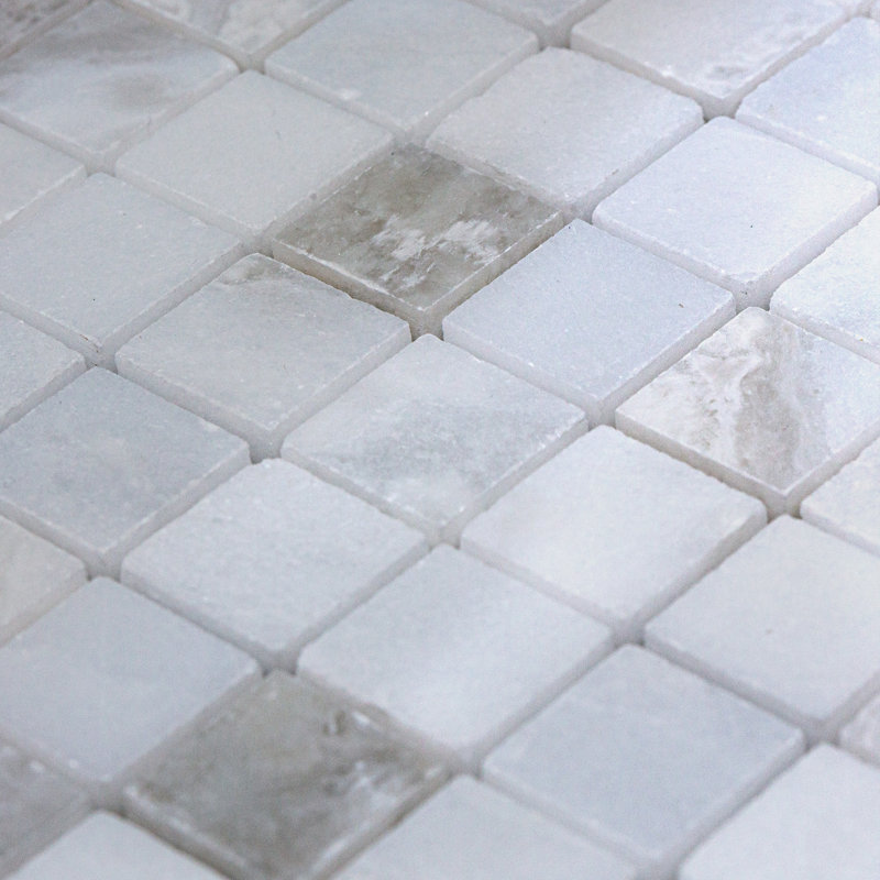 Polished Grid Natural Mosaic Tile