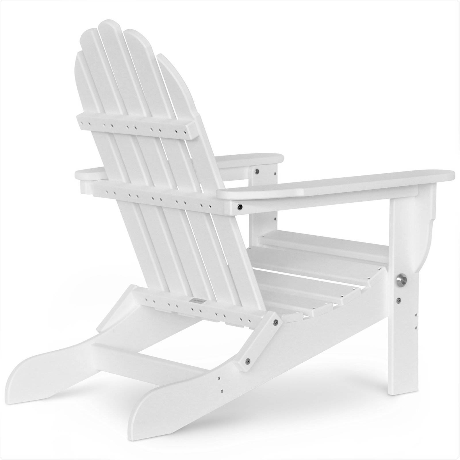 Leighton Foldable Adirondack Chair, White