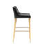 Tabouret de comptoir noir Xalo-1548998099