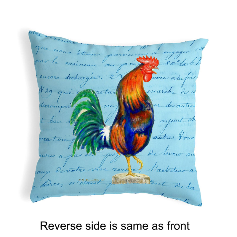 Outdoor Reversible Throw Pillow