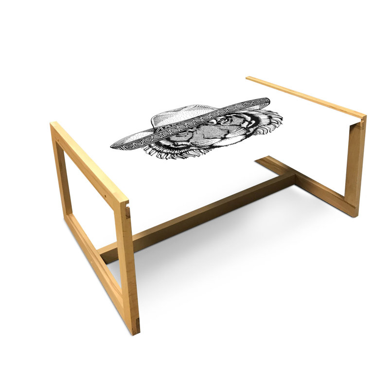 Jacquilla Sled Coffee Table, 90cm H x 62cm W x 40cm D
