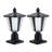 Solar Deck Light With Motion Sensor - Weatherproof, Dusk To Dawn, Black