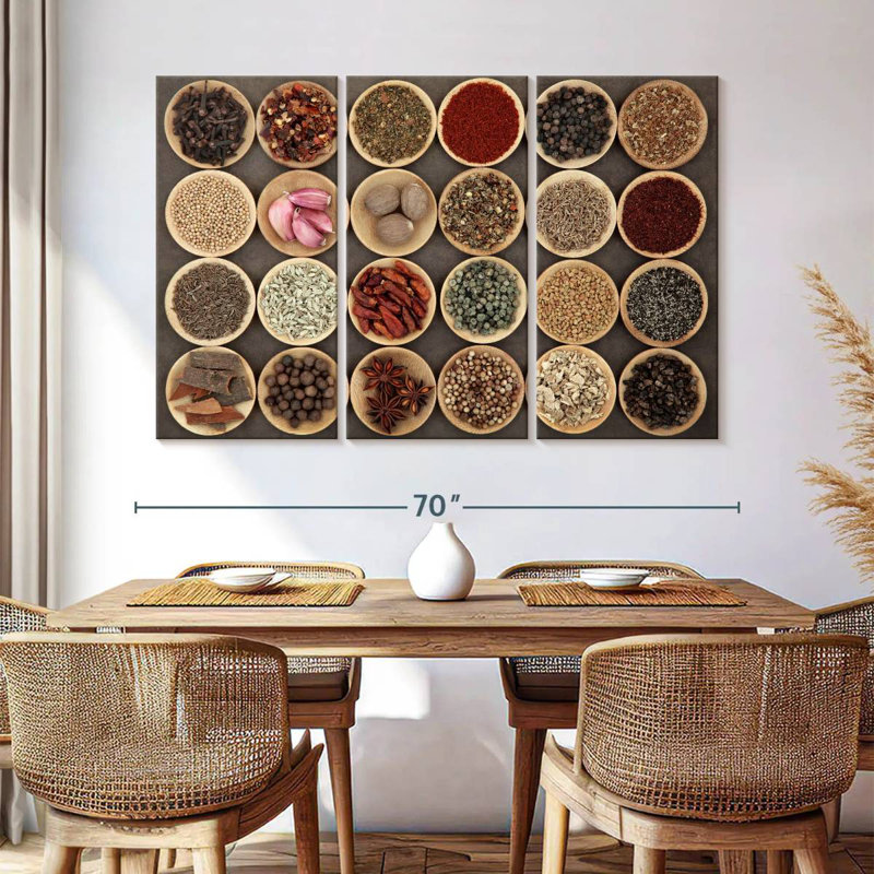Yarlin Middle Eastern Spices, 42" H x 65" W