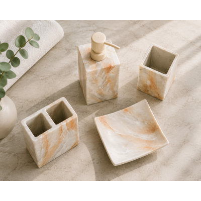 Ceramic Bathroom Accessories Set