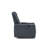  36.6" W Modern Top-Grain Leather Power Theater Recliner with Storage and Cup Holders