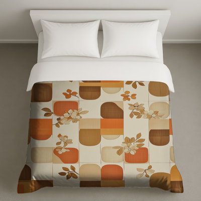Housses de couette à motif géométrique rétro