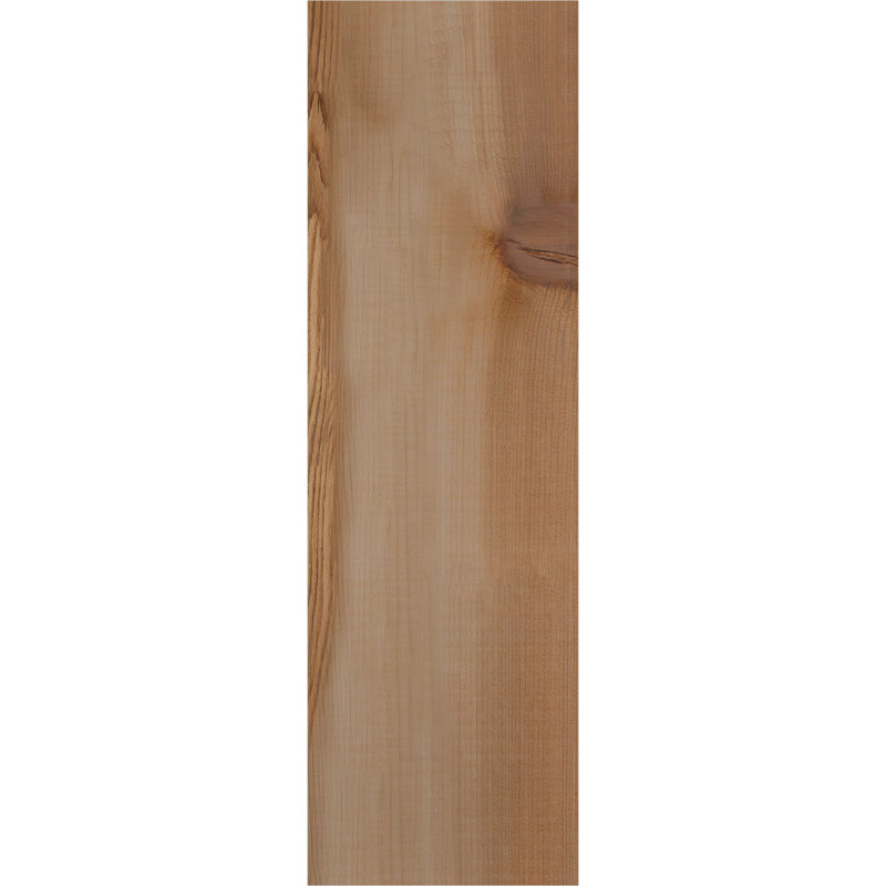 Corbeau Crestline avec contre-plaque, H 18 po x l 5,5 po x P 14 po, Lisse, Cèdre rouge