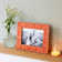 Vidya Orange Patterned Photo Frame