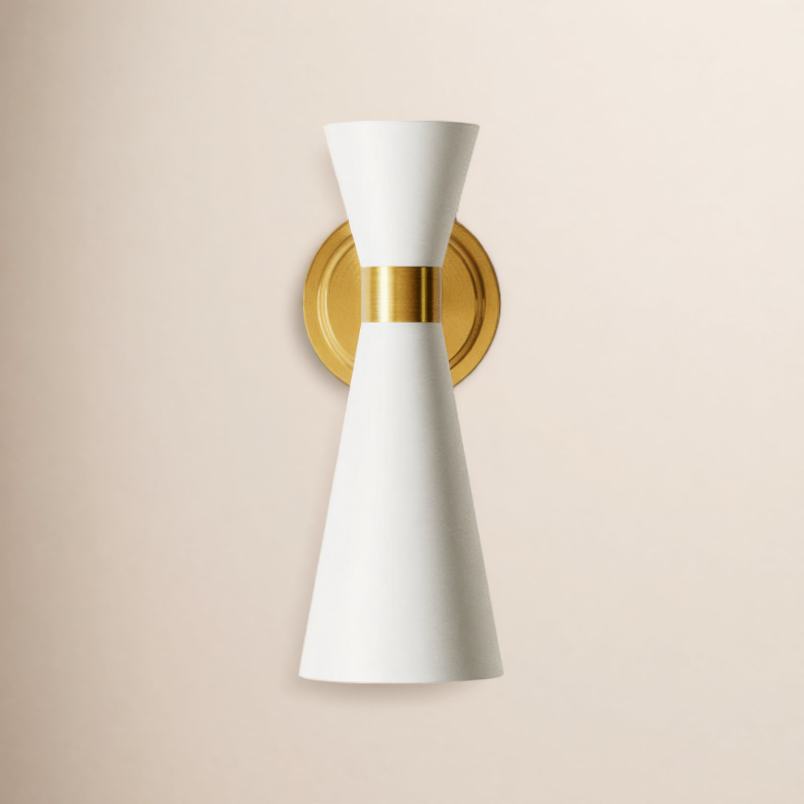 Jorgie Single Dimmable Vanity Light, White