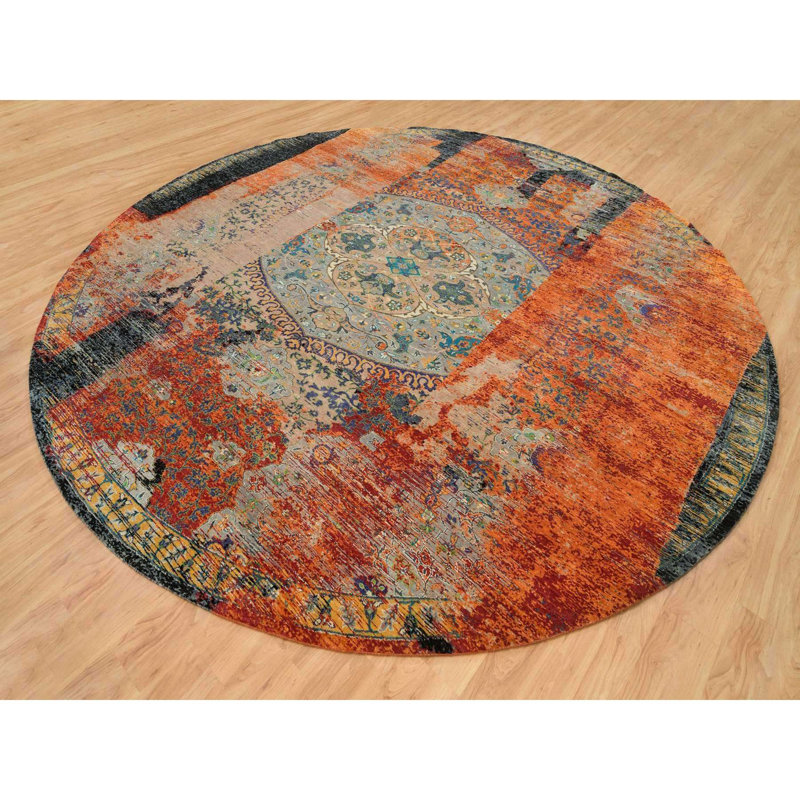 Tapis unique en laine 14 pi Ricia
