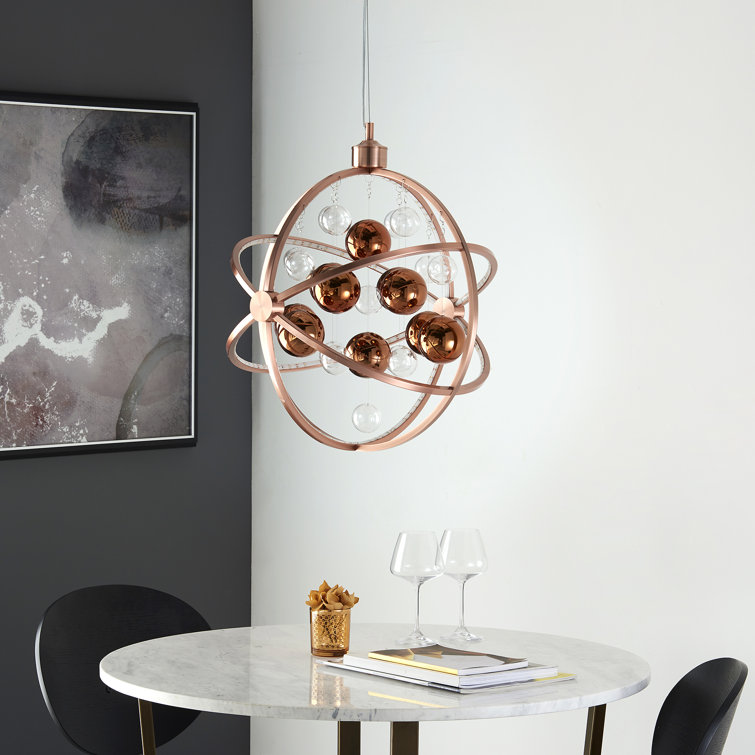 Sylvain 1 - Light Copper LED Sphere Pendant