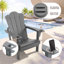 Ensemble de 2 chaises Adirondack en plastique PEHD résistant aux intempéries Devito (ensemble de 2)-943192975-965018950